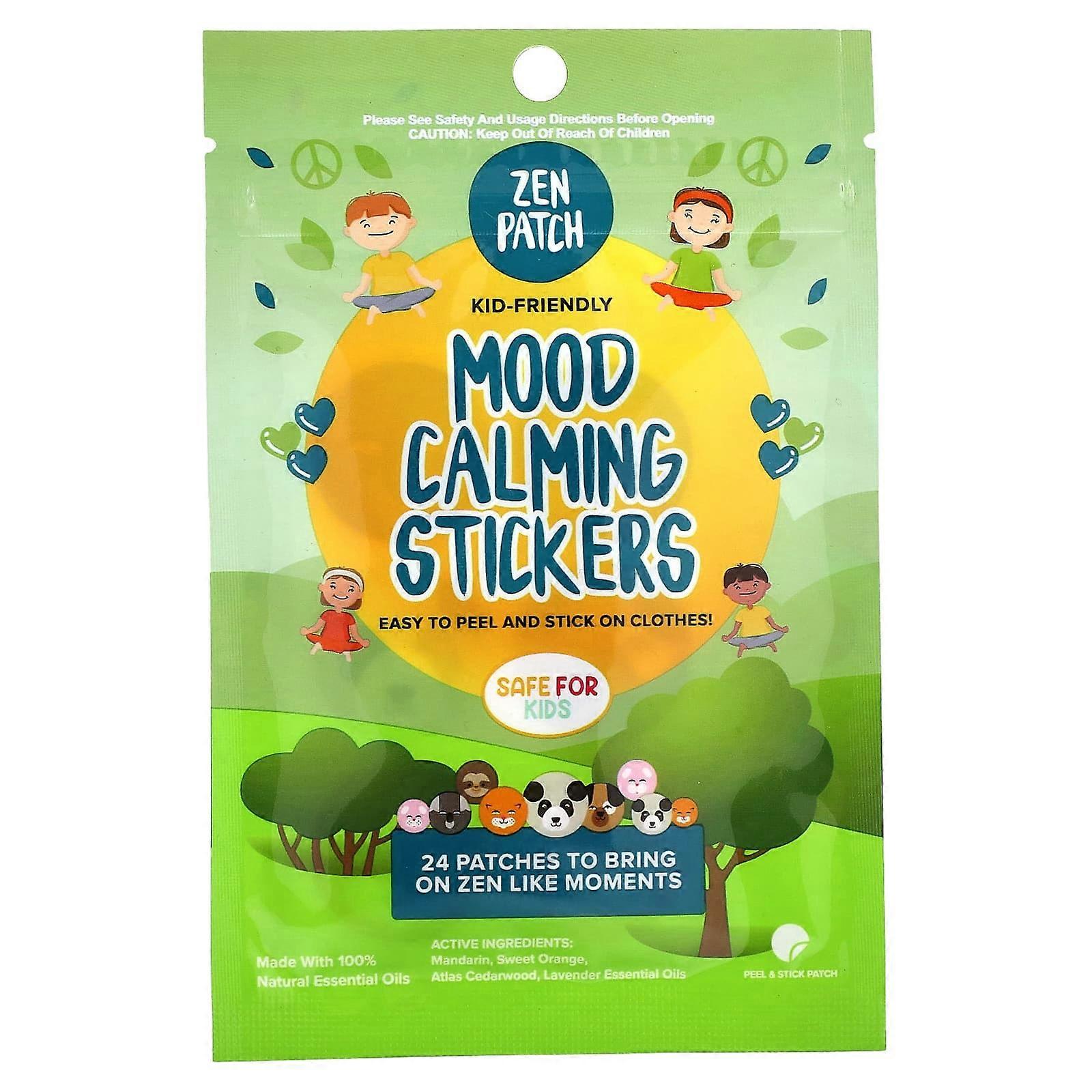 NATPAT, Zen Patch, Mood Calming Stickers, 24 Patches, 2-Pack