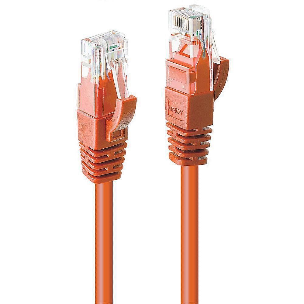 Lindy 7.5m Cat.6 U/UTP Network Cable Orange