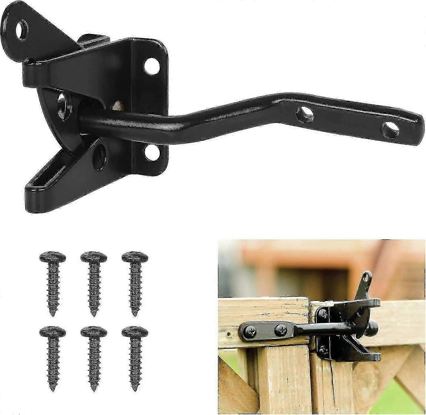 Gate Lock Automatic Lock-bolt Metal Lock-latch Zekai