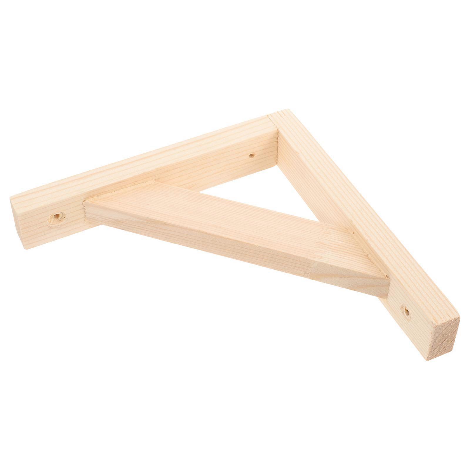 Triangle Wood Shelf Bracket for Wall Floating Shelf Stable and Durable