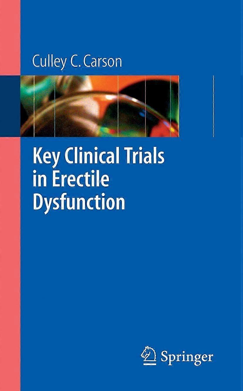 Key clinical trials in erectile dysfunction