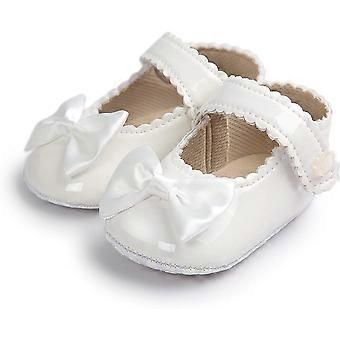 Neonato Bambina Suola morbida Bowknot Principessa Abito da sposa Mary Jane Flats Prewalker Neonato Luce Baby Sneaker Scarpe da ginnastica