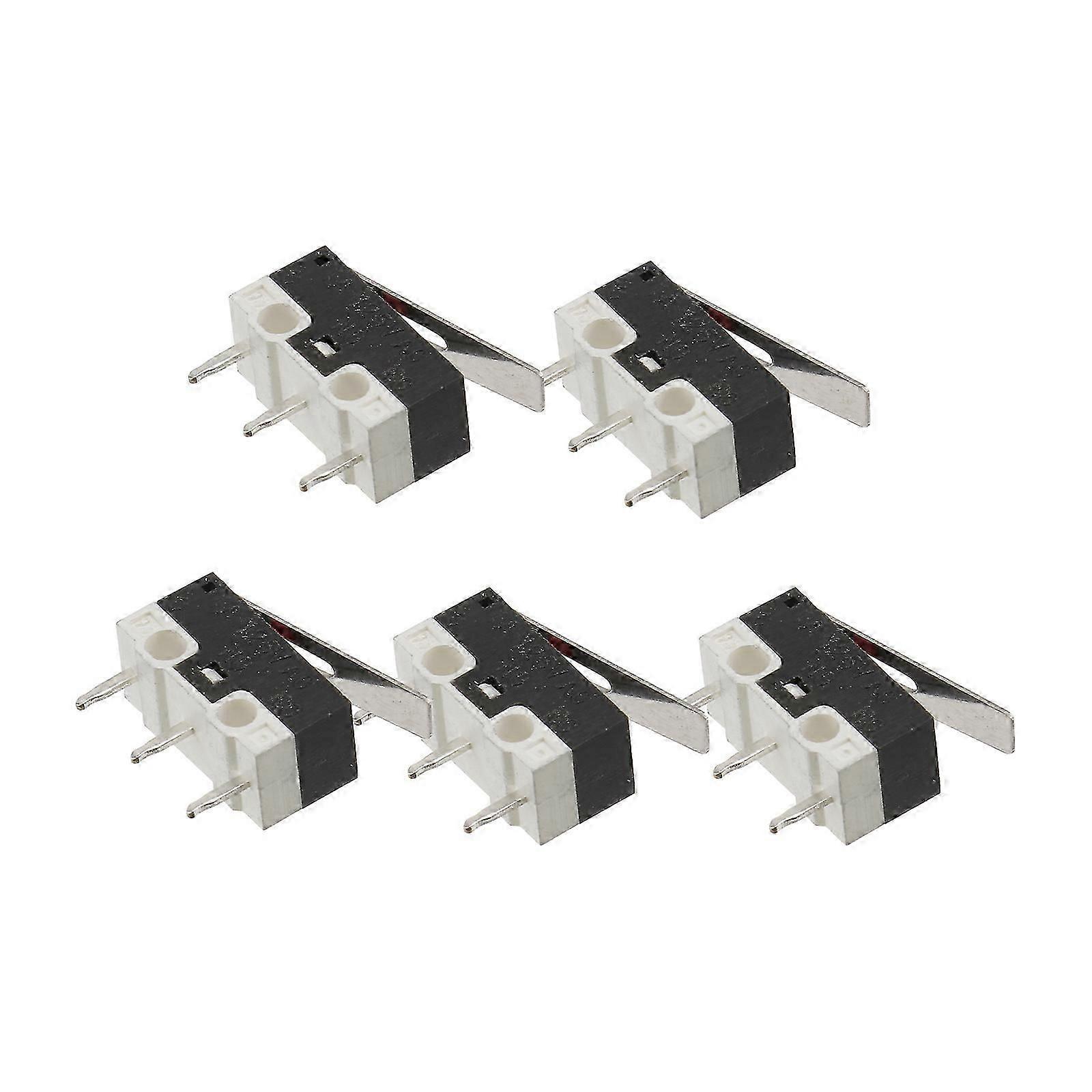 Waterproof Micro Switch, Limit Switch, 5Pcs for Charging, Momentary Use