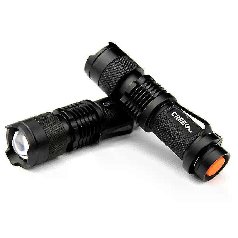 Mini LED Flashlight Tactical Torch Lamp Portable Torch Flash light Adjustable Focus Zoomable Flashlight compitable with Gift Hiking