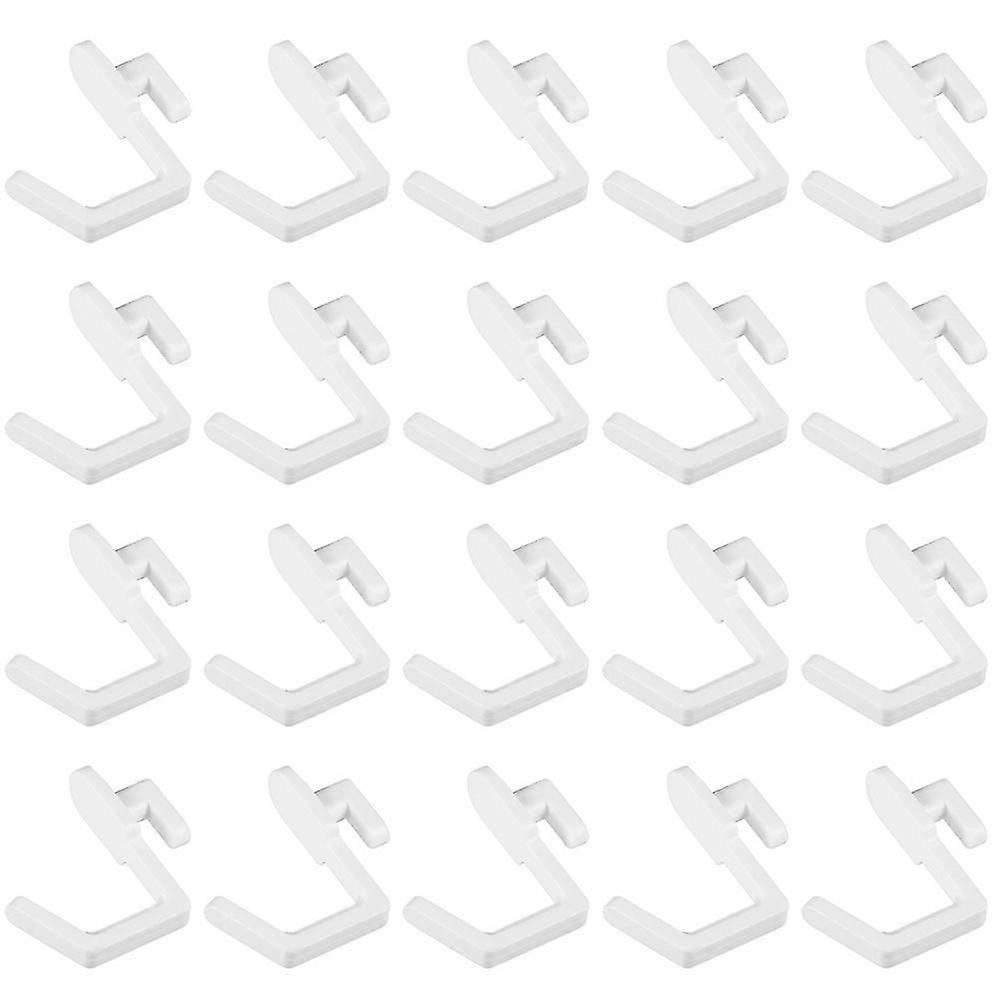 24Pcs Pegboard Hooks Pegboard J Shaped Hooks Peg Display Hook Pegboard Accessories