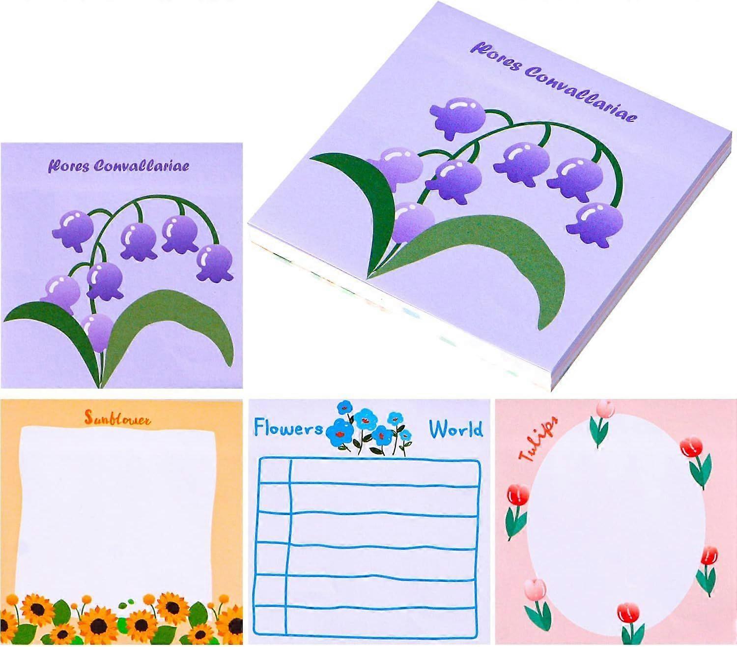 Cartoon Series Notepads Removable Sticky Notes Set Stick Note Sticky Note Stick Notes Colored Notes