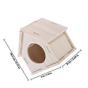 Hamster Houses Wood House Provide Quiet Rest for Small Pets