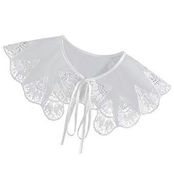 Fashionable Chiffon Fake Collar For Office Lady Seasonal Use 16.90x5.70in Clothing Embellishment 3Pcs