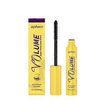 Black Mascara, Volumizing Mascara Liquid Lash Extension für einen natürlichen Lockeneffekt, langanhaltend, wasserfest, dick und schlank