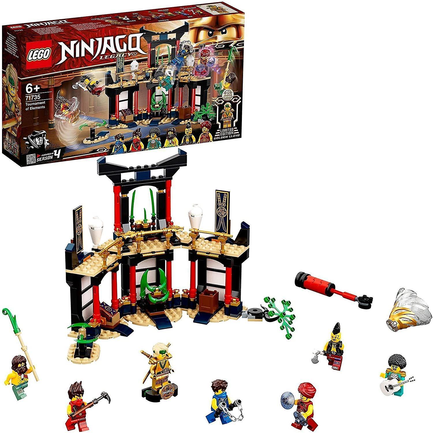 LEGO NINJAGO Legacy Tournament of Elements Temple 71735