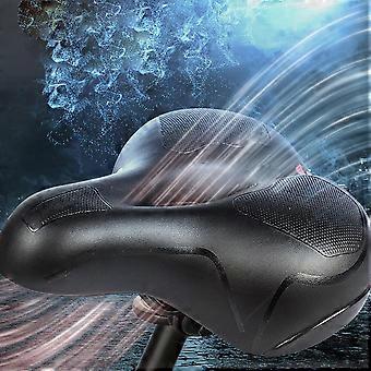 Bicycle Saddle Sponge PU Hollow Breathable Shock Absorbing Ball Comfortable Universal Bicycle Seat Cushion for Mountain Bicycle Accessory Red