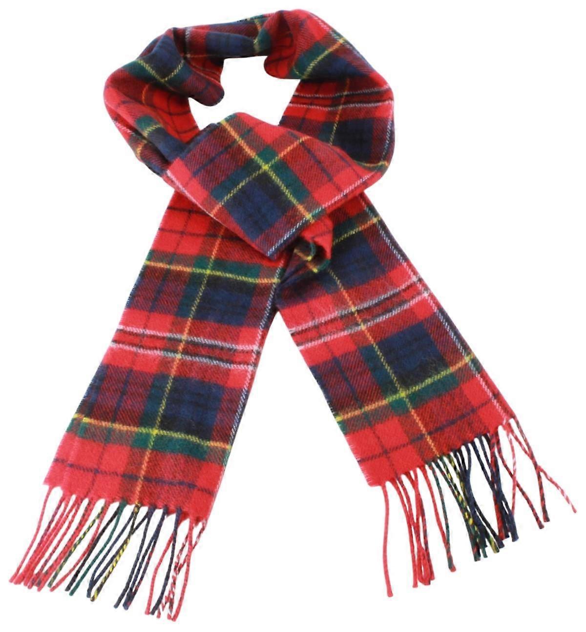 Ingles Buchan Macpherson Lambswool Scarf - Red/Green/Blue