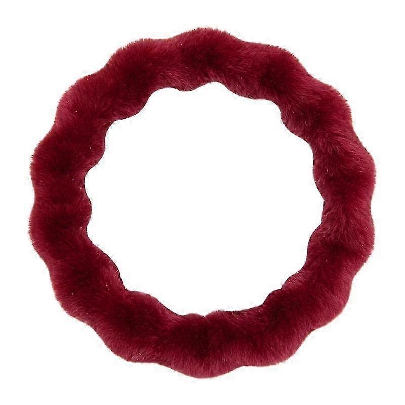 Plush Winter Steering Wheel Cover 38cm