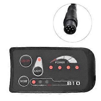 S810 E-Bike Meter LED Display IP65 36V UART for Electric Bike Electric Bicycle Meter(36V)