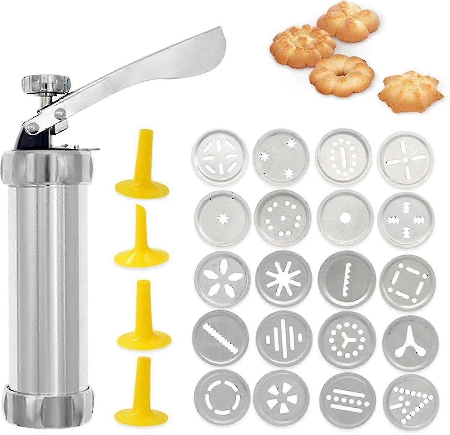 20-Disc Aluminum Cookie Press Kit