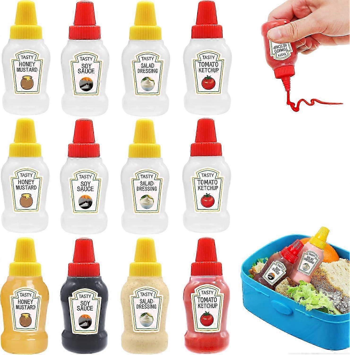 25ml Transparent Squeeze Sauce Bottles