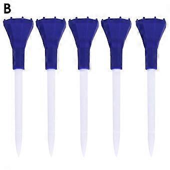 Compatible with 5Pcs 87mm Golf Ball Holder Low Resistance Precise Serve Compact Golf Training Tees for Grassland