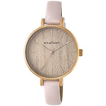 Radiant new wood Quartz Analog Woman Watch with RA430604 Cowskin Bracelet