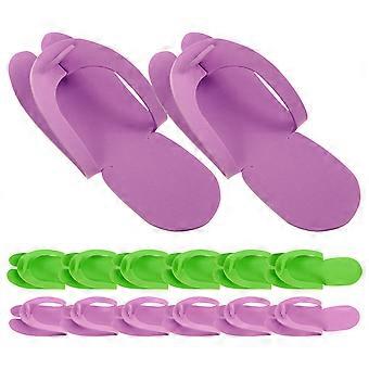 Disposable Eva Pedicure Slippers for Beauty Salon 20Pairs