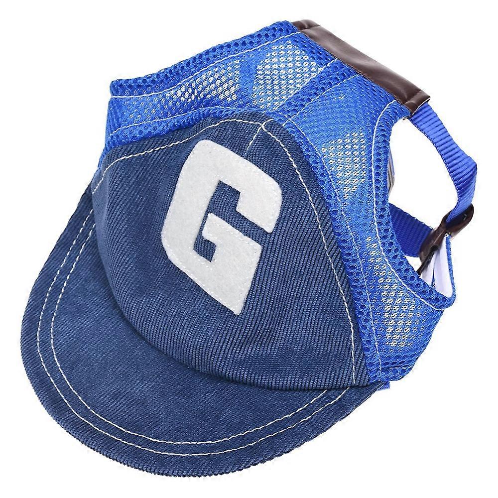 Outdoor Adjustable Sun Protection Visor Cap For Dogs