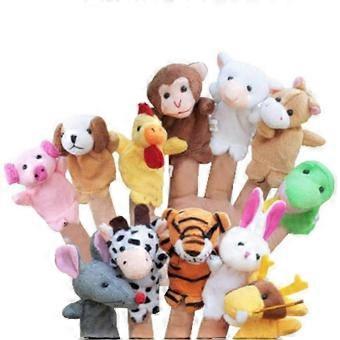 Zodiac Animal Finger Puppets 12-Pack