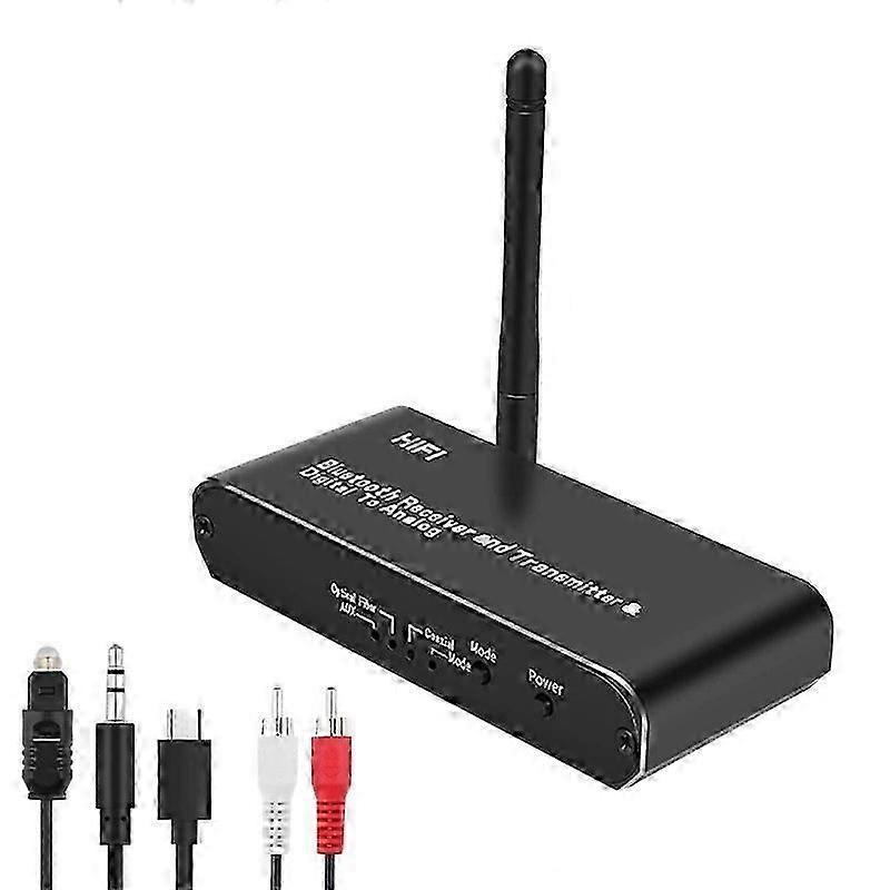 Dual-Mode Bluetooth 5.0 RCA AUX Adapter