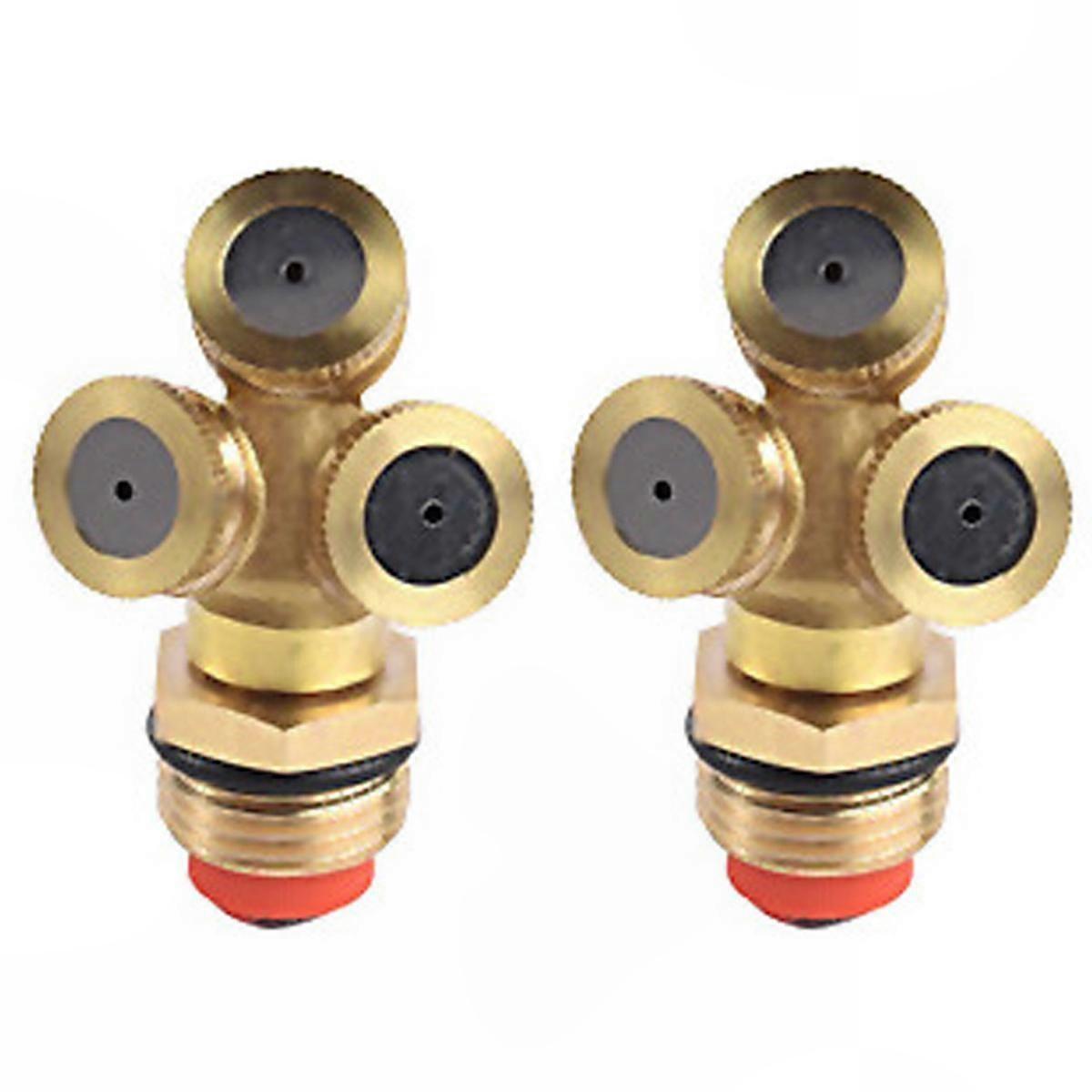 Misting Nozzle Set, High-Pressure Brass Construction for Landscaping