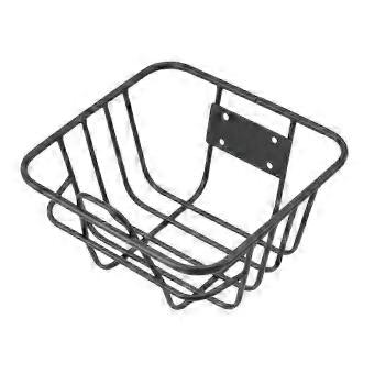 Sturdy Iron Front Bike Basket 27x25cm