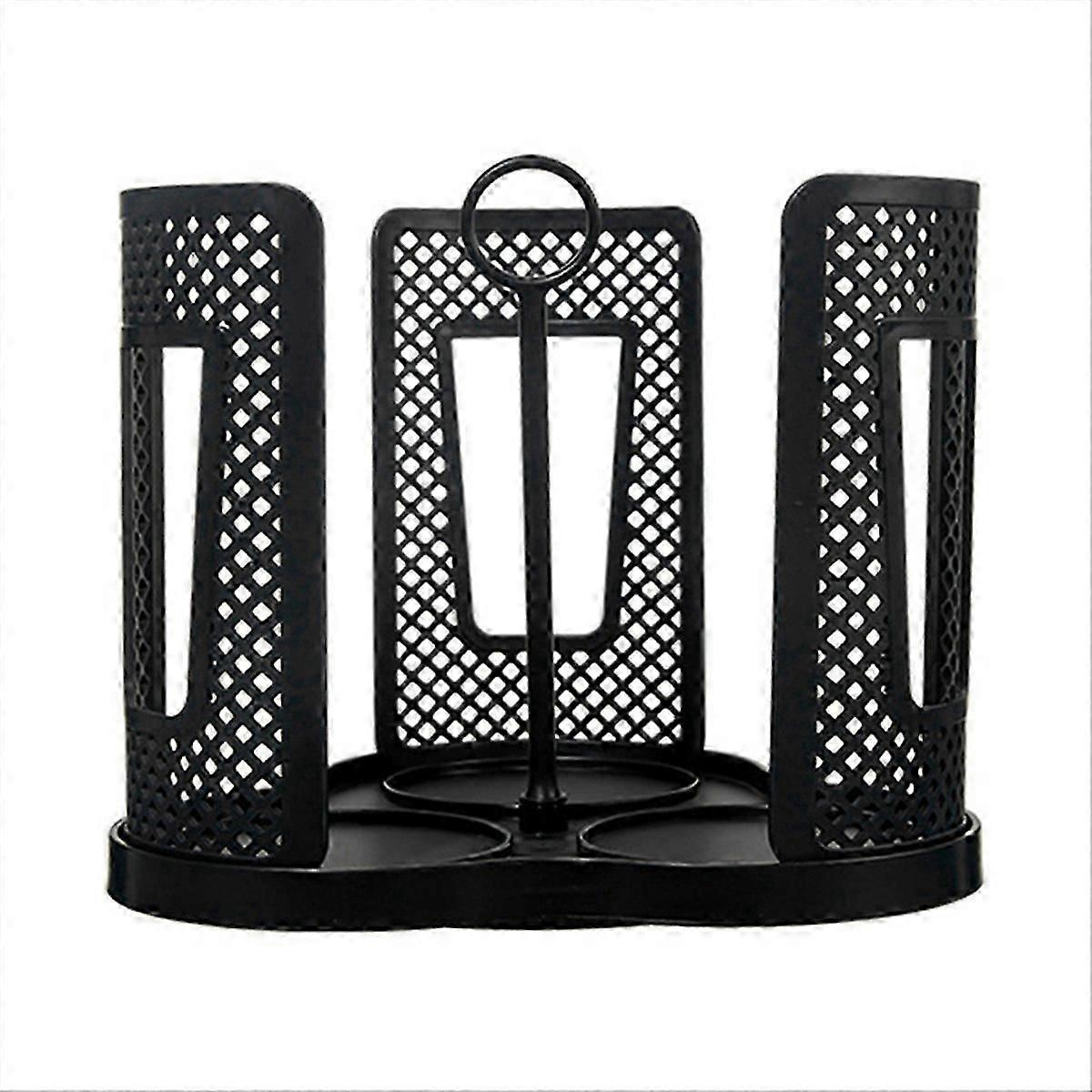 Black Rotating Paper Cup Stand