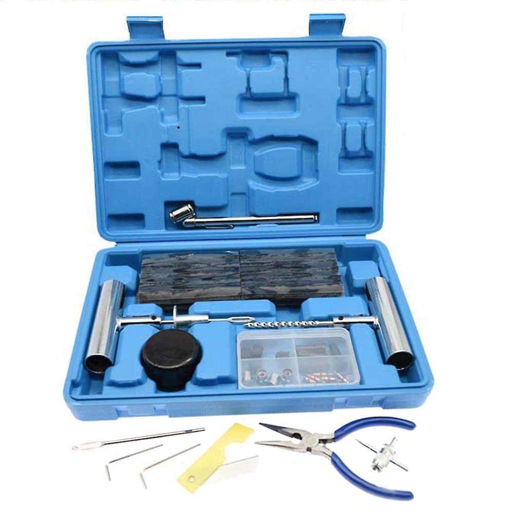 Tire Repair Kit, Heavy Duty Tire Plug Kit Tubeless Flat Puncture Repair Tool Universal for Car, Off