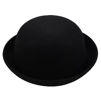 1 pezzo Cappello a bombetta Melon Cappello a bombetta Cappello a bombetta Cappello in feltro Cappello Chaplin Cappello da equitazione (nero)