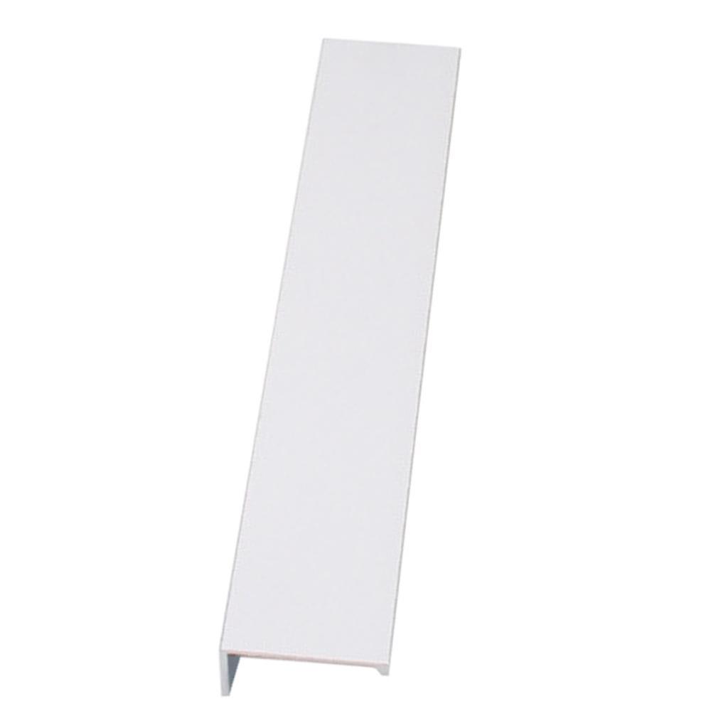 Simple Hidden Cabinet Handles Drawer Knobs Locker Handle matt silver 120mm