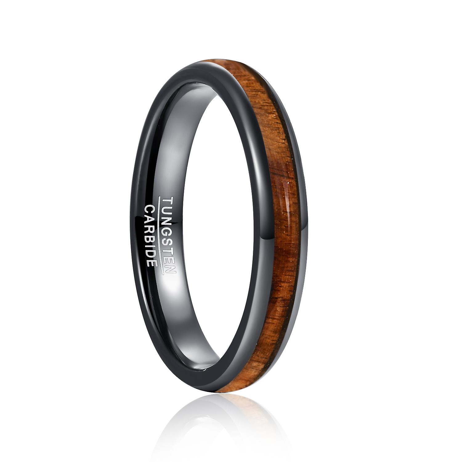 4mm Width Men's Tungsten Carbide Steel Ring