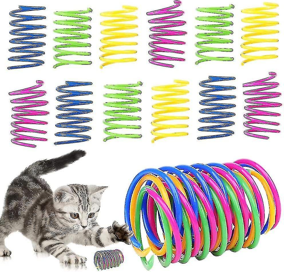 Cat Spring,32pcs Cat Spring,color Spiral Spring,cat Interaction,used F