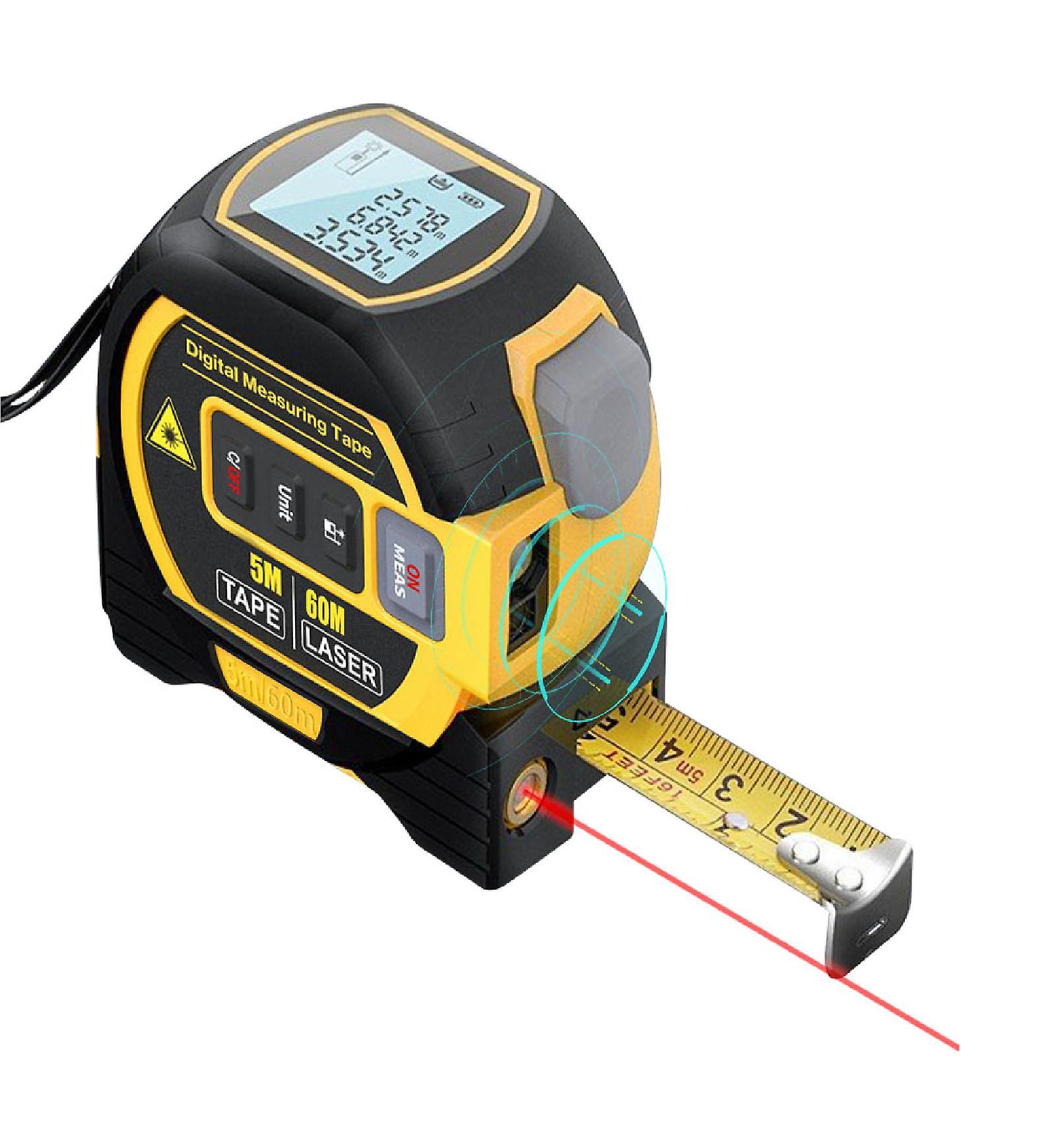 3in1 Laser Rangefinder Tape Measure Ruler