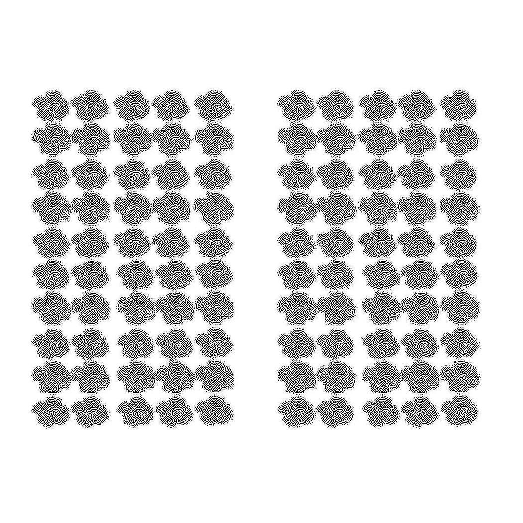 100pcs M8 Metal Captive T Nuts Pronged Tee Blind Nuts Metric