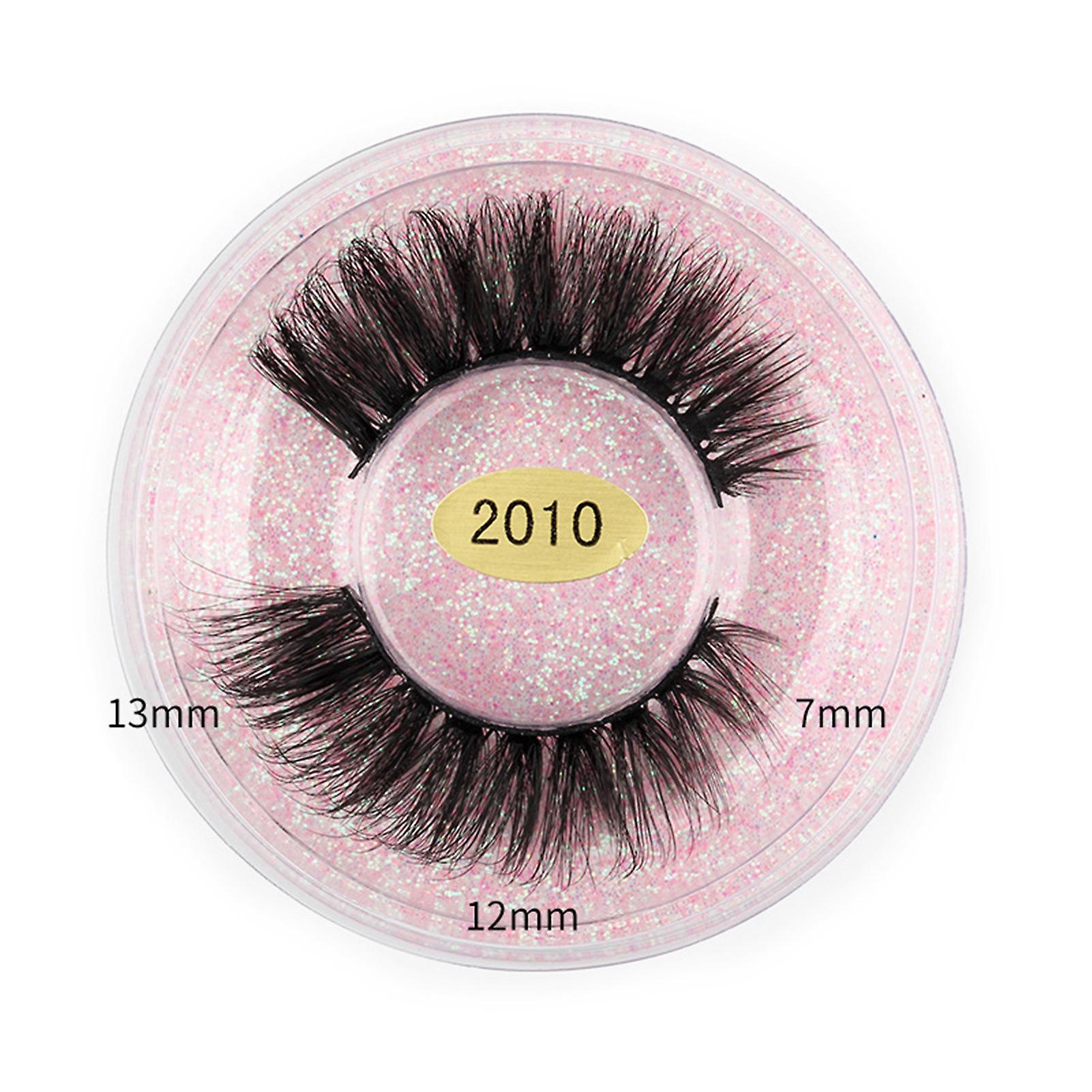 1 Pair False Eyelashes Pack Multi-layered Easy To Graft Lashes