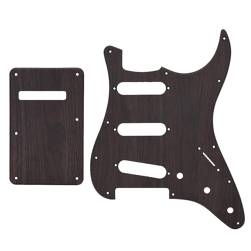 Gsss28 E-Gitarrenschutz Palisander für St Three Einzelpickguard mit hinterer Abdeckung