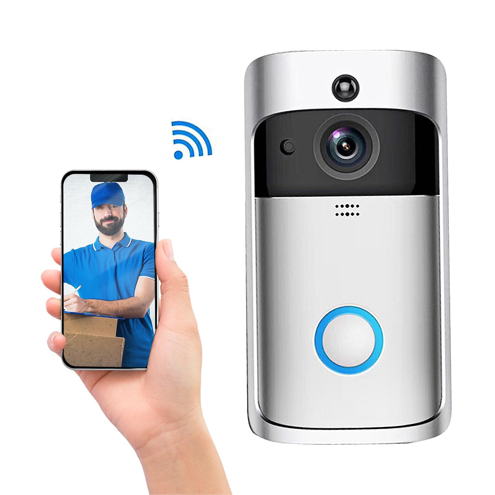Wireless Video Doorbell 720p Visual Real-time Intercom Wi-fi Video Bell