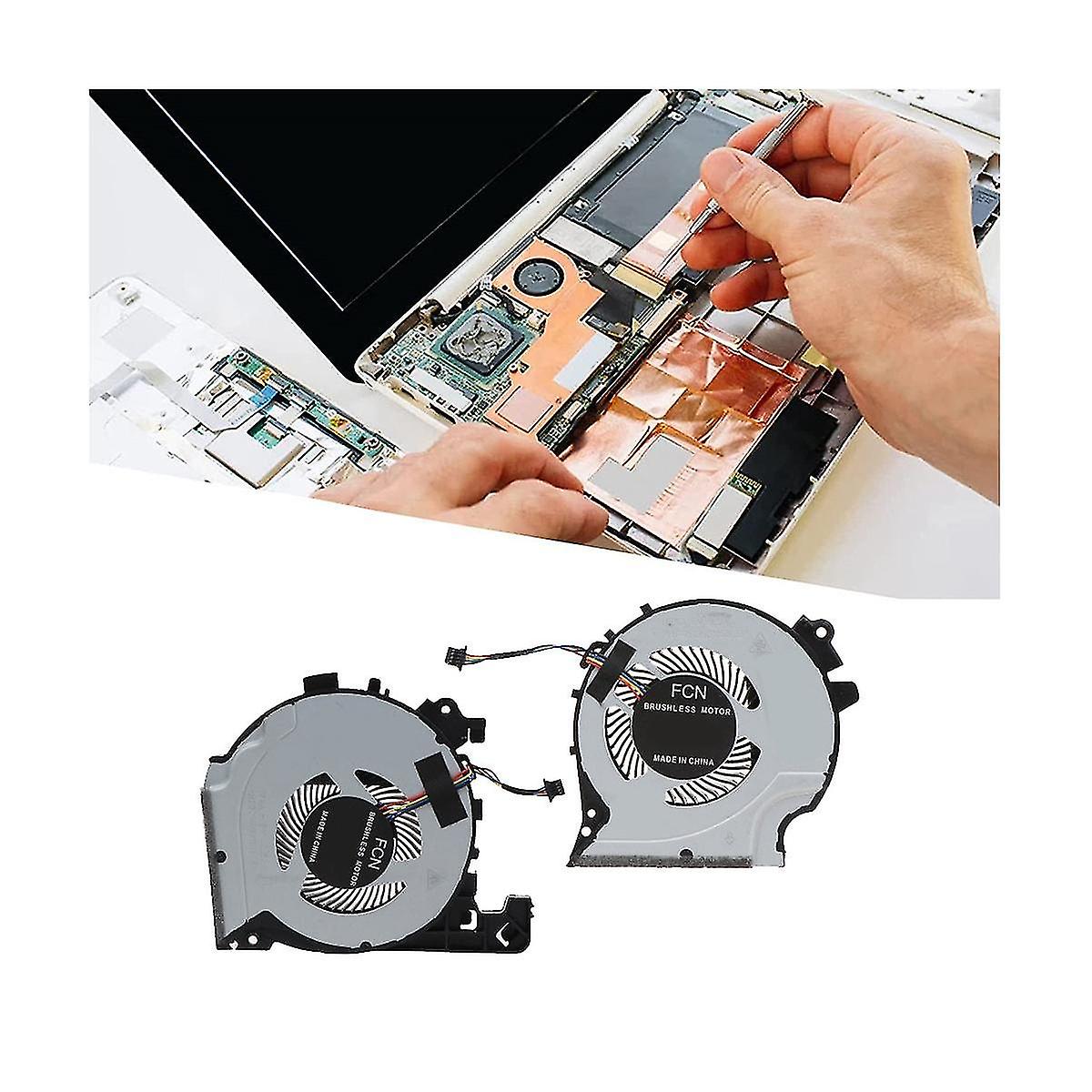 1 P Laptop Cpu Gpu Fan For Wizard Nerat 4 15-cx0068tx 15- 15-cx0058wm Tpn-c133 I