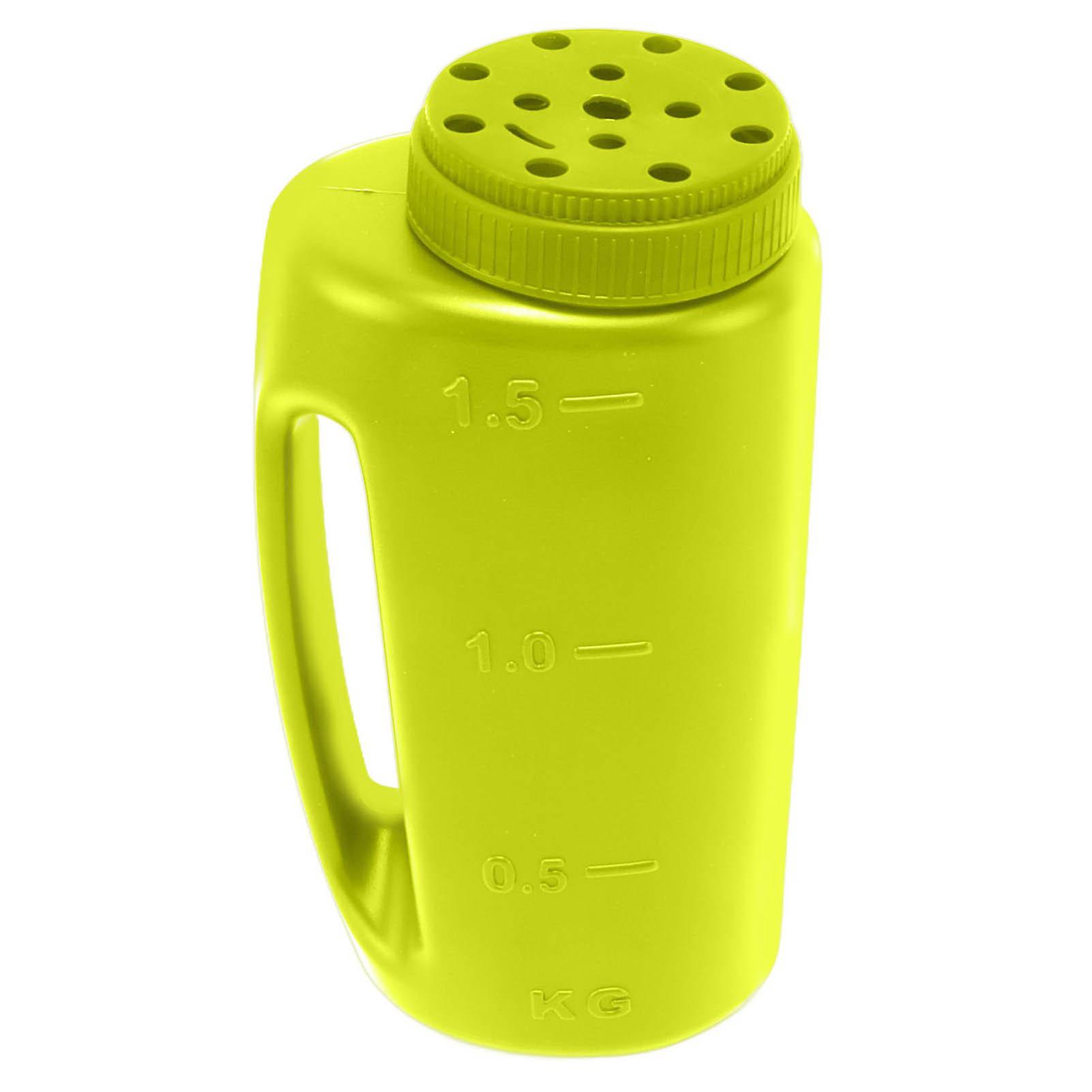 Handheld Fertilizer Spreader Hand Held Grass Seed Spreader Crop Spreading Salt Sowing Pot Green