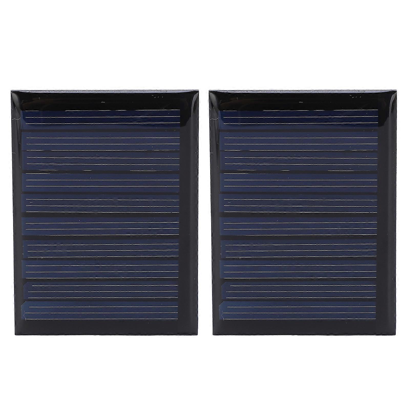 2PCS 5V 50mA Solar Power Epoxy Module Board Mini Solar Polysilicon Panel 60x44mm