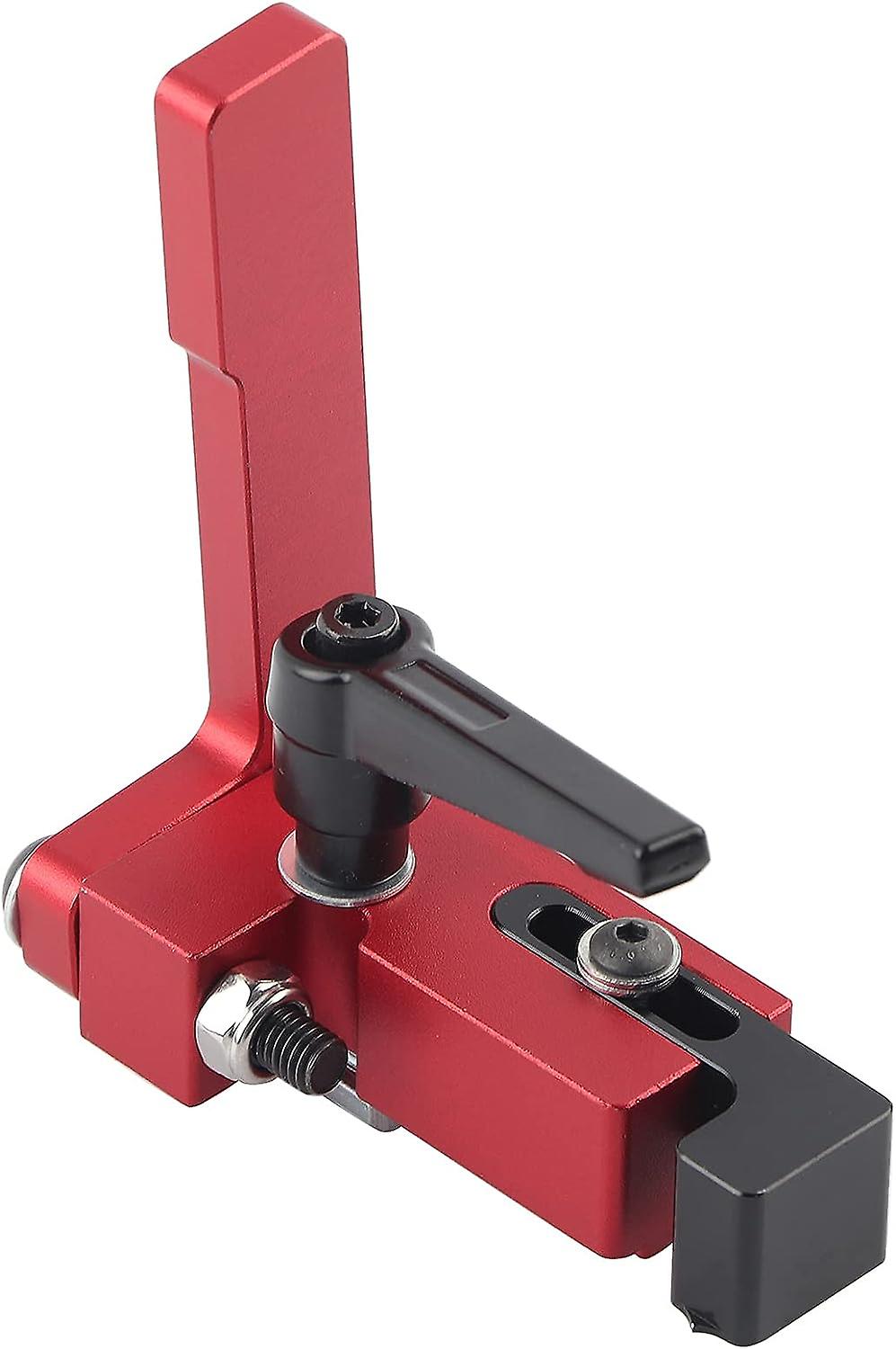 Type-75 Woodworking Tool Miter Track Stop T-Nut Accurate Length Limit Device Red Miter Limit Woodworking Tool