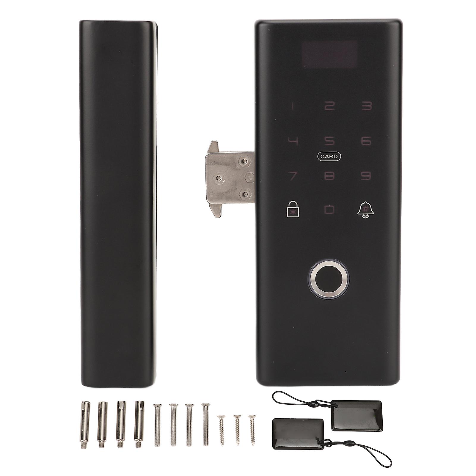 Electronic Door Smart Lock Password Fingerprint Bluetooth Keyless Entry Lock for Glass Wood Door