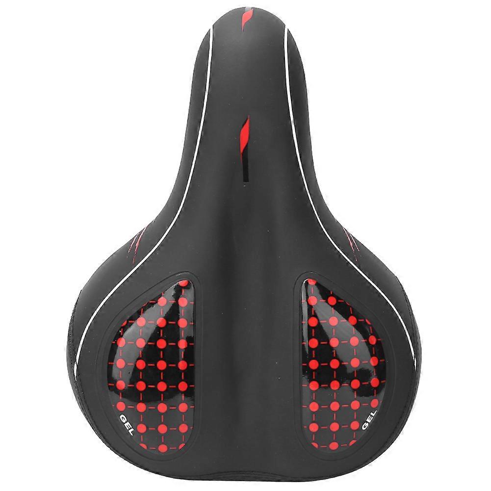 Red Mountain Bike Saddle Replacement - Extra Soft and Wide
