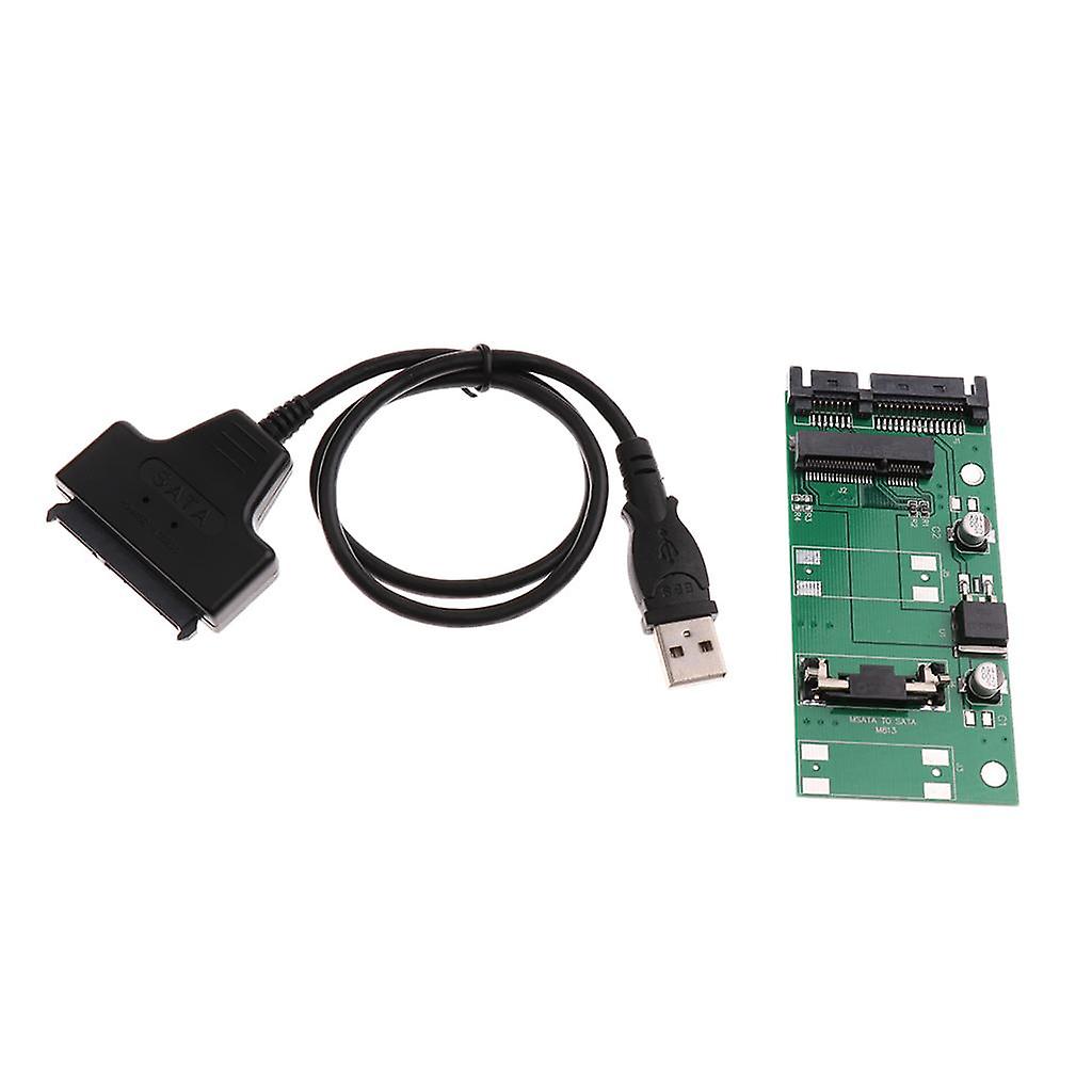 USB to mSATA Adapter, mSATA to SATA 2.5" Adapter Card Cable