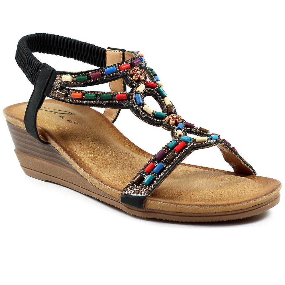 Lunar (GRS) Epsom Womens Wedge Sandals