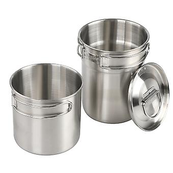Stainless Steel Cookware Set Camping Cup Outdoor Portable Cooking Pot