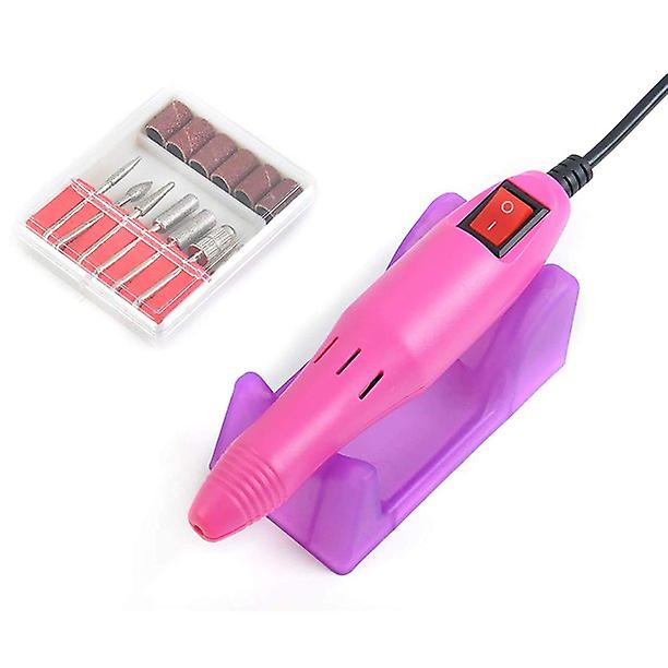 מקדחה חשמלית מכונת מקדחה לציפורניים סט מקדחה לזיגוג ג'ל ציפורניים אקריליות