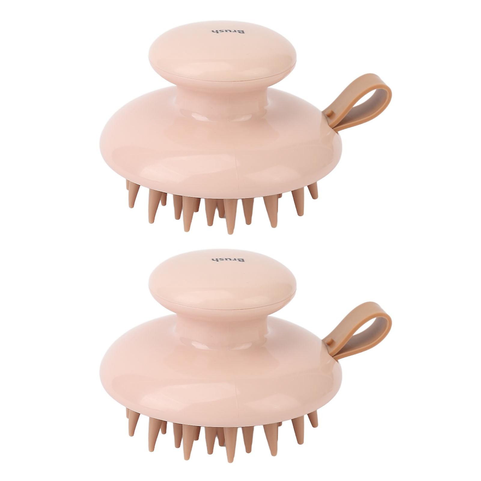 2pcs Soft Silicone Multifunctional Bath & Shampoo Brush